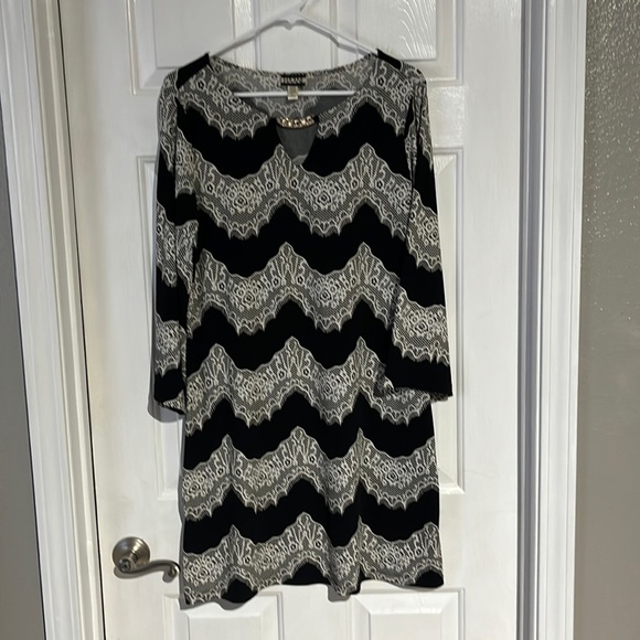 Long sleeve dress with jewels at front opening. From a smoke free home. - Picture 1 of 4